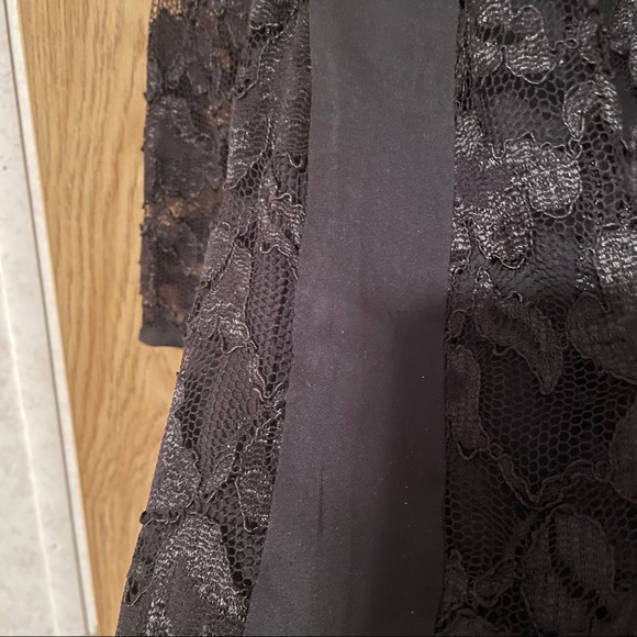 Black Lace Diane Von Furstenberg Dress - Picture 4 of 5